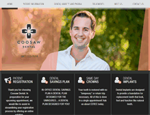 Tablet Screenshot of coosawdental.com